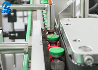 Semi Automatic Round Bottle Glass Bottle Labeling Machine PLC With Siemens