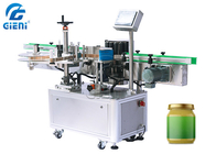 Continuous Vertical Round Glass Bottle Labeling Machine High Precision