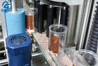 Air Cylinder Positioning Round Bottle Labeling Machine 300pcs / Min