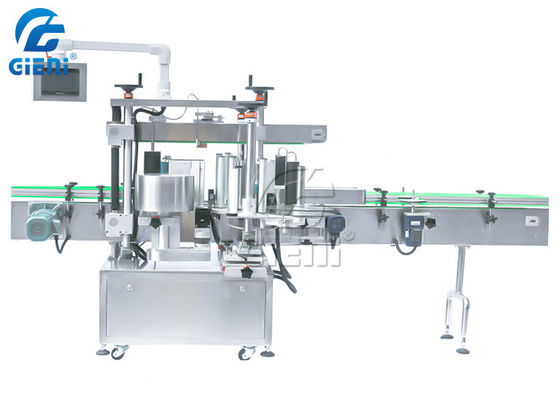 SS304 Square Bottle Labeling Machine 100mm Flat Bottle Labeling Equipment