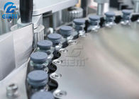 PLC Control Small Vaccines Bottle Labeling Machine 4.2m Length