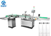 Cylindrical Packaging Bottle Label Applicator 300pc/M , Bottle Label Pasting Machine