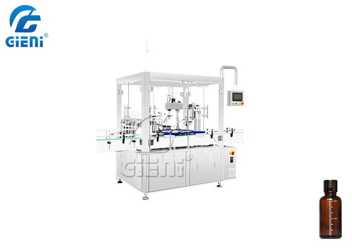 Rotary 40PPM Pharmaceutical Filling Machines 4 Nozzles Pharma Liquid Filling Machine