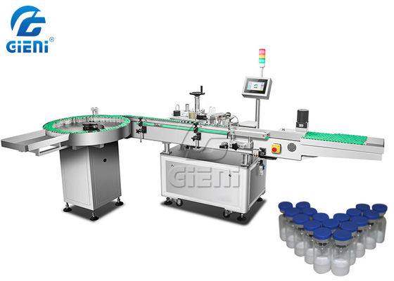 Lyophilized Powder Bottle Labeling Machine 20-90mm Cosmetic Glass Vial Labeling Machine